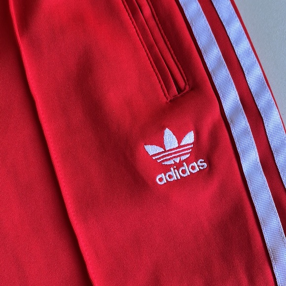 Adidas Original Red Track Pants - Picture 11 of 15